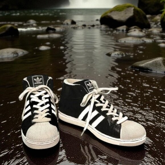 Vintage 04 Adidas Pro Model Shell Toe Men’s Shoe - Picture 1 of 8